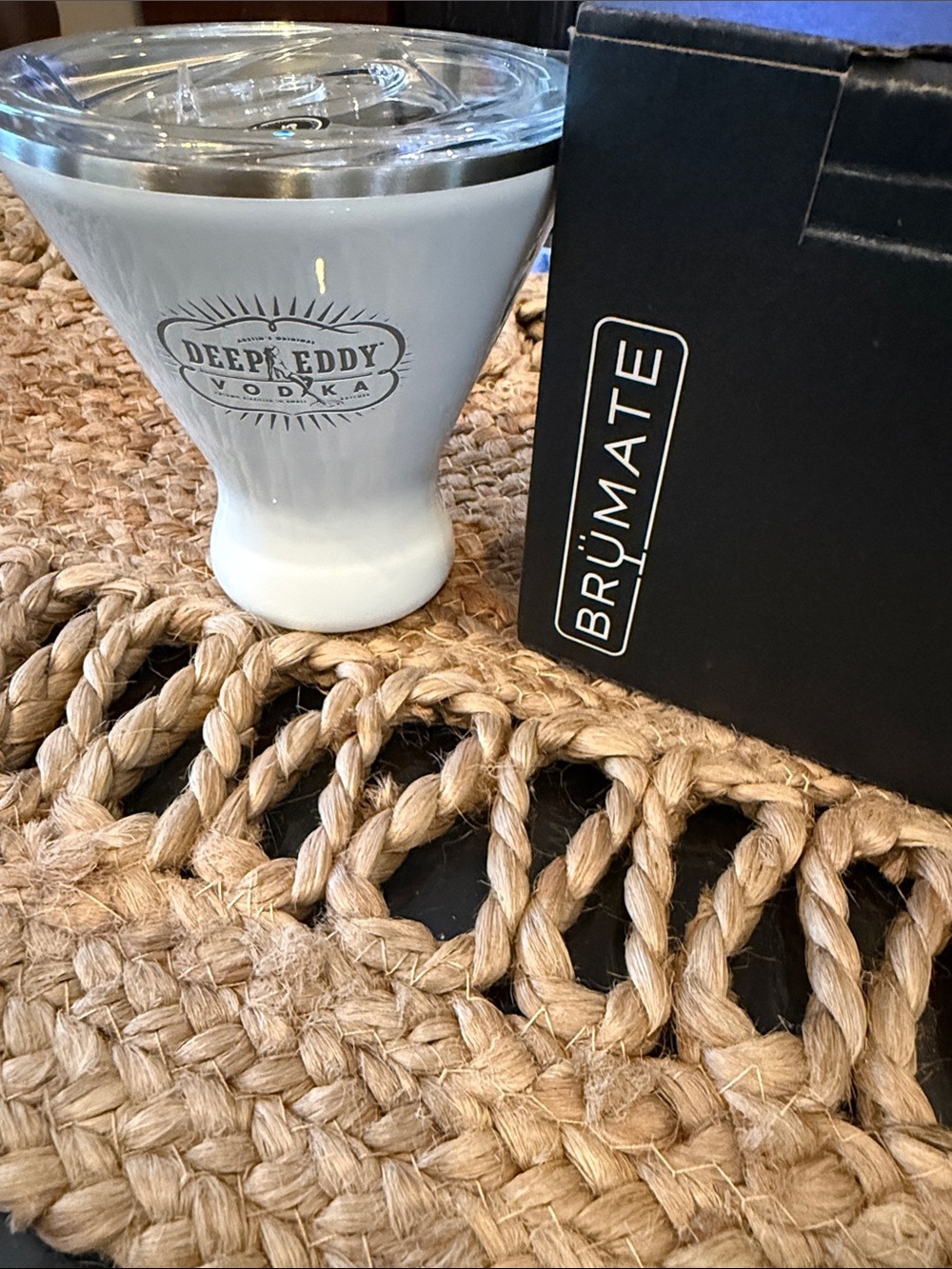 Deep Eddy Brümate White Insulated Vodka Glass